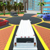 luxury limo taxi driver city game